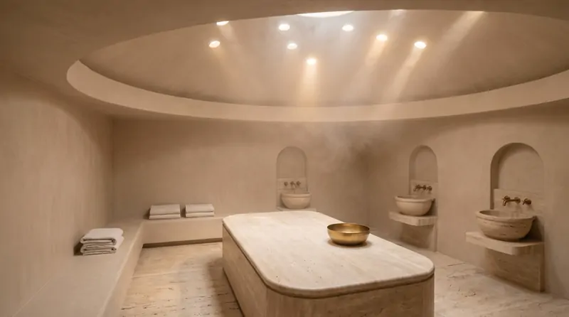 Inside the hammam