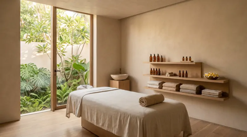 Bodywork treatment room